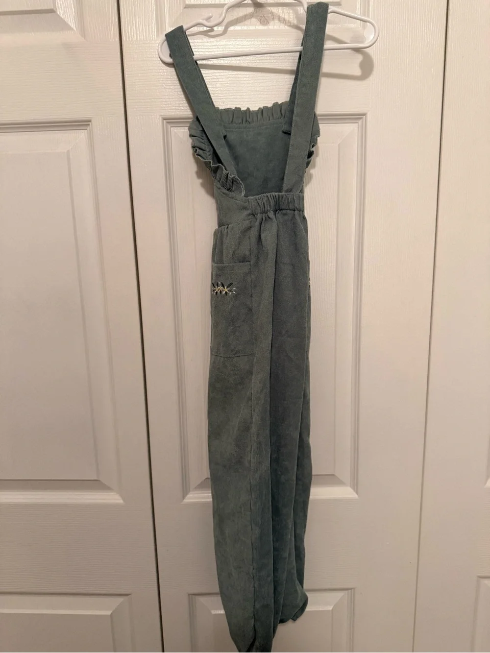 SHEIN corduroy overalls